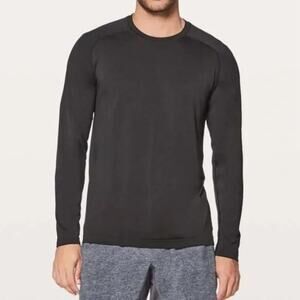 Lululemon Long Sleeve Metal Tech Vent Tee Shirt Graphite Gray XS